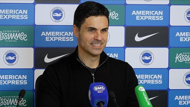 b one sports-阿尔特塔:赛后谢场时得知曼城丢分,比赛期间没时间关心这个